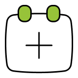 Calendar-Add Streamline Plump